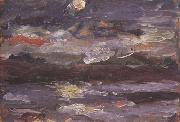 Lovis Corinth The Walchensee in Moonlight (nn02) oil on canvas